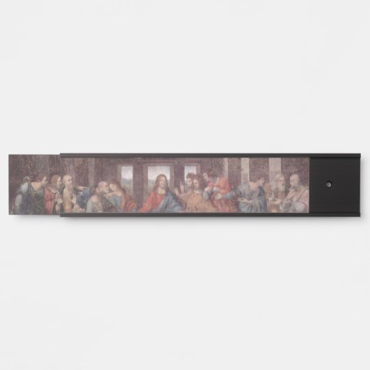 Jezus "Yeshua" Het Laatste Avondmaal, Leonardo da  Deurbordje (Voorkant)