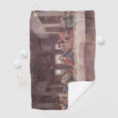 Jezus "Yeshua" Het Laatste Avondmaal, Leonardo da  Golfhanddoek (Insitu)