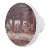 Jezus "Yeshua" Het Laatste Avondmaal, Leonardo da Keramische Knop (Rechts)