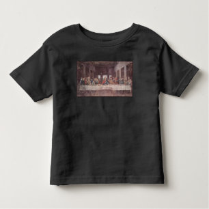 Jezus "Yeshua" Het Laatste Avondmaal, Leonardo da Kinder Shirts