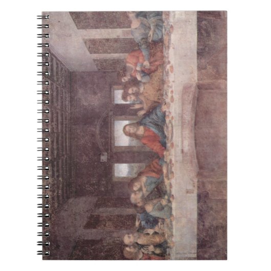 Jezus "Yeshua" Het Laatste Avondmaal, Leonardo da  Notitieboek (Voorkant)