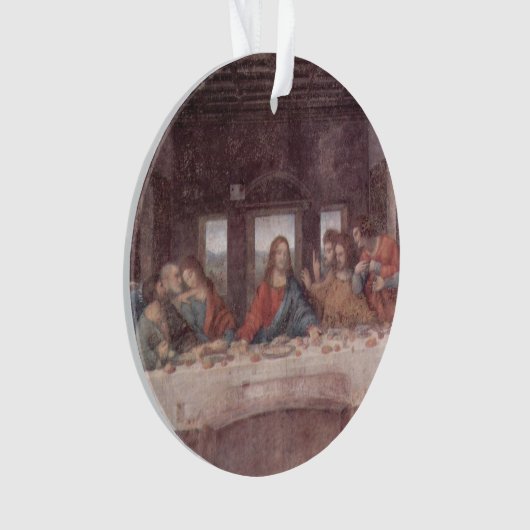 Jezus "Yeshua" Het Laatste Avondmaal, Leonardo da  Ornament (voorkant)
