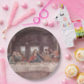 Jezus "Yeshua" Het Laatste Avondmaal, Leonardo da  Papieren Bordje (Feest)