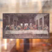 Jezus "Yeshua" Het Laatste Avondmaal, Leonardo da  Raamsticker (Vel 2)