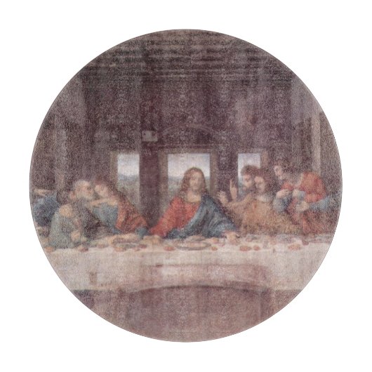 Jezus "Yeshua" Het Laatste Avondmaal, Leonardo da  Snijplank (Voorkant)