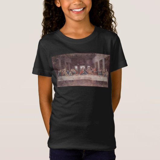 Jezus "Yeshua" Het Laatste Avondmaal, Leonardo da  T-shirt (Voorkant)