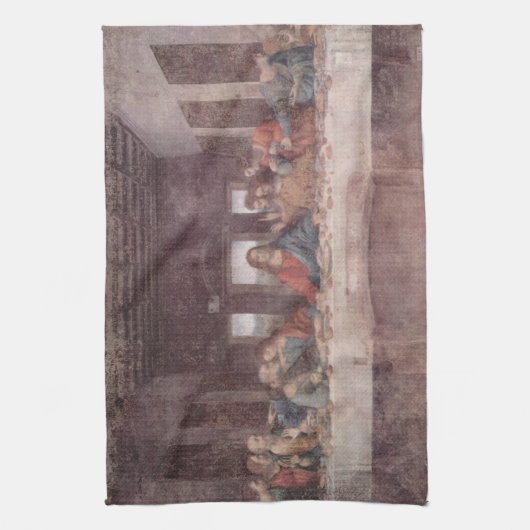 Jezus "Yeshua" Het Laatste Avondmaal, Leonardo da  Theedoek (Verticaal)