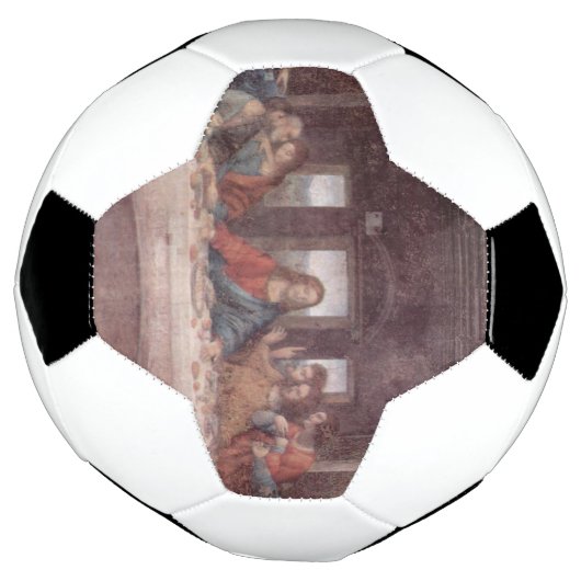 Jezus "Yeshua" Het Laatste Avondmaal, Leonardo da  Voetbal (Gedraaid)