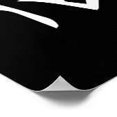 Jezus Yeshua Naam in de Arabische taal van Jesus C Poster (Hoek)