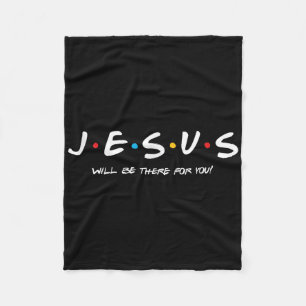 Jezus zal er altijd zijn, uw vertrouwde vriend in fleece deken