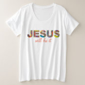 Jezus zal het bevestigen met T-shirt formaat (Design voorkant)