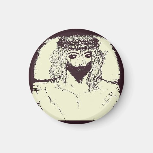 Jezus zal ons redden en de hemel open doen magneet (Voorkant)