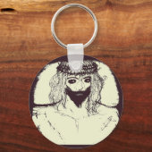 Jezus zal ons redden en de hemel open doen sleutelhanger (Voorkant)