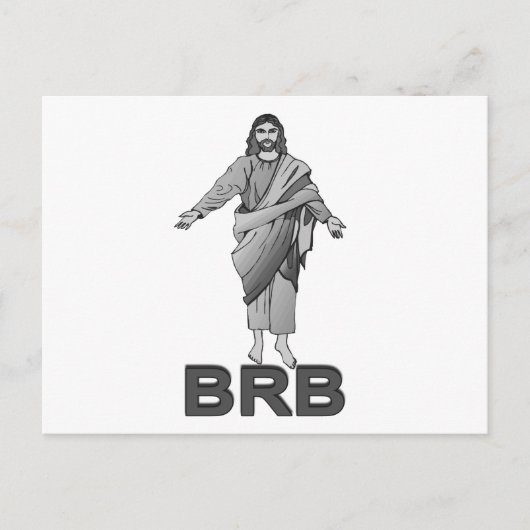 Jezus zal zo terug zijn briefkaart (Voorkant)