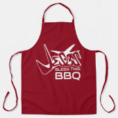 Jezus Zegen Deze BBQ Schort (Voorkant)