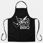 Jezus Zegen Deze BBQ Schort (Voorkant)