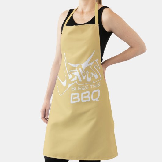 Jezus Zegen Deze BBQ Schort (Insitu)
