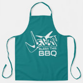 Jezus Zegen Deze BBQ Schort (Voorkant)