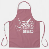 Jezus Zegen Deze BBQ Schort (Voorkant)