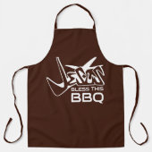Jezus Zegen Deze BBQ Schort (Voorkant)