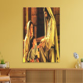 Jezus zegen verpakt canvas afdruk (Insitu (Woonkamer))