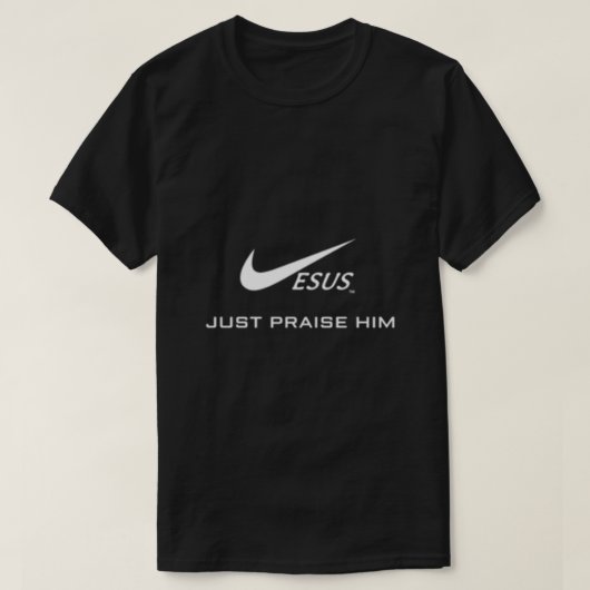 Jezus zei alleen dat Jezus Christelijk lang oversp T-shirt (Design voorkant)