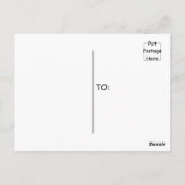 Jezus zei dat ik de reurrectie John 11:25 Verse be Briefkaart (Achterkant)