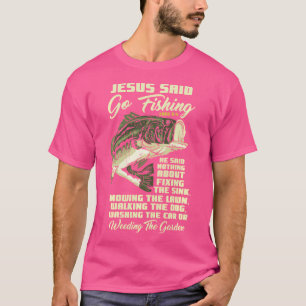 Jezus zei dat je vis uit bijbelbobbel Vist T-shirt