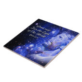 Jezus zei: "Ik ben het licht van de wereld" Tiles Tegeltje (Zijkant)