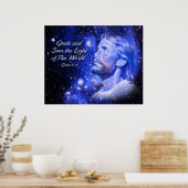 Jezus zei: "Ik ben...Print Poster (Keuken)