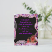 Jezus zei tegen haar briefkaart (Staand voorkant)