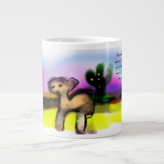 Jezus zij met je grote koffiekop (Voorkant)