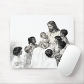 Jezus zittend met kinderen muismat (Met muis)