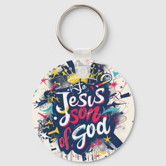Jezus Zoon van God Sleutelhanger (Voorkant)