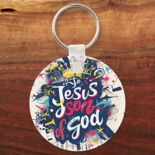 Jezus Zoon van God Sleutelhanger (Voorkant)