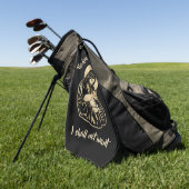 Jezus Zorgzame Herder Golfhanddoek (Groen)