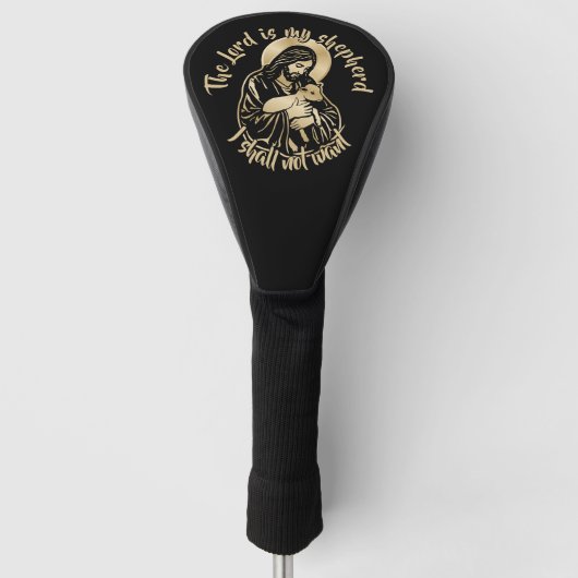 Jezus Zorgzame Herder Golfheadcover (Voorkant)