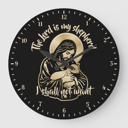Jezus Zorgzame Herder Grote Klok (Voorkant)