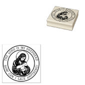 Jezus Zorgzame Herder Rubberstempel (Gestempeld)