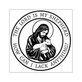 Jezus Zorgzame Herder Rubberstempel (Afrduk)