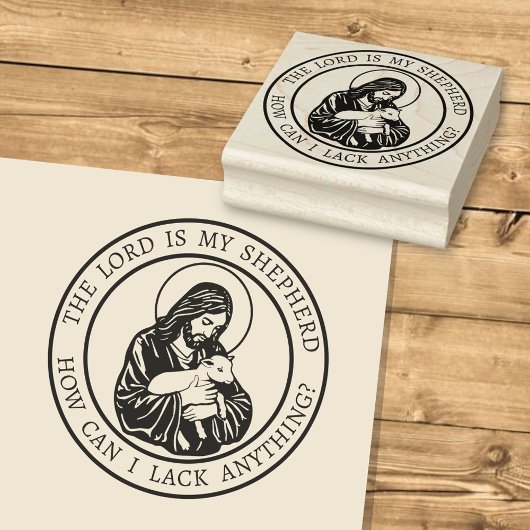 Jezus Zorgzame Herder Rubberstempel