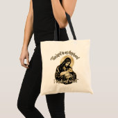 Jezus Zorgzame Herder Tote Bag (Voorkant (product))