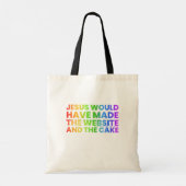 Jezus zou Canvas tassen (Achterkant)
