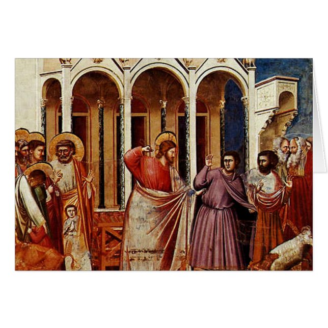 Jezus zuivert de tempel - Bedrijf (Voorkant Horizontaal)