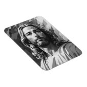 Jezus zwart-wit magneet (Rechterzijde)