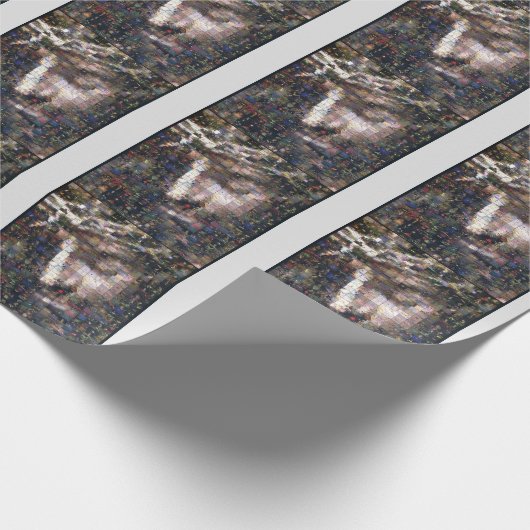 Jezus'gezicht Agrainofmustardseed.com Cadeaupapier (Hoek)