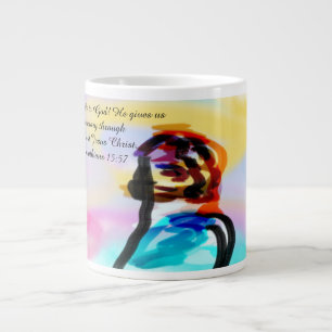 jezusoverwinning grote koffiekop