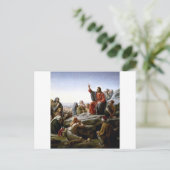 Jezus's predikaat-op-de-berg-na-bloch briefkaart (Staand voorkant)