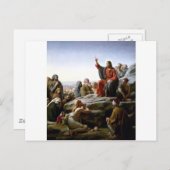 Jezus's predikaat-op-de-berg-na-bloch briefkaart (Voorkant / Achterkant)