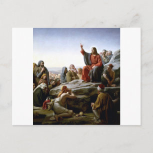 Jezus's predikaat-op-de-berg-na-bloch briefkaart
